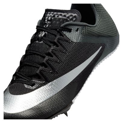 Chaussures d'Athlétisme Nike Zoom Rival Sprint Noir/Argent Homme