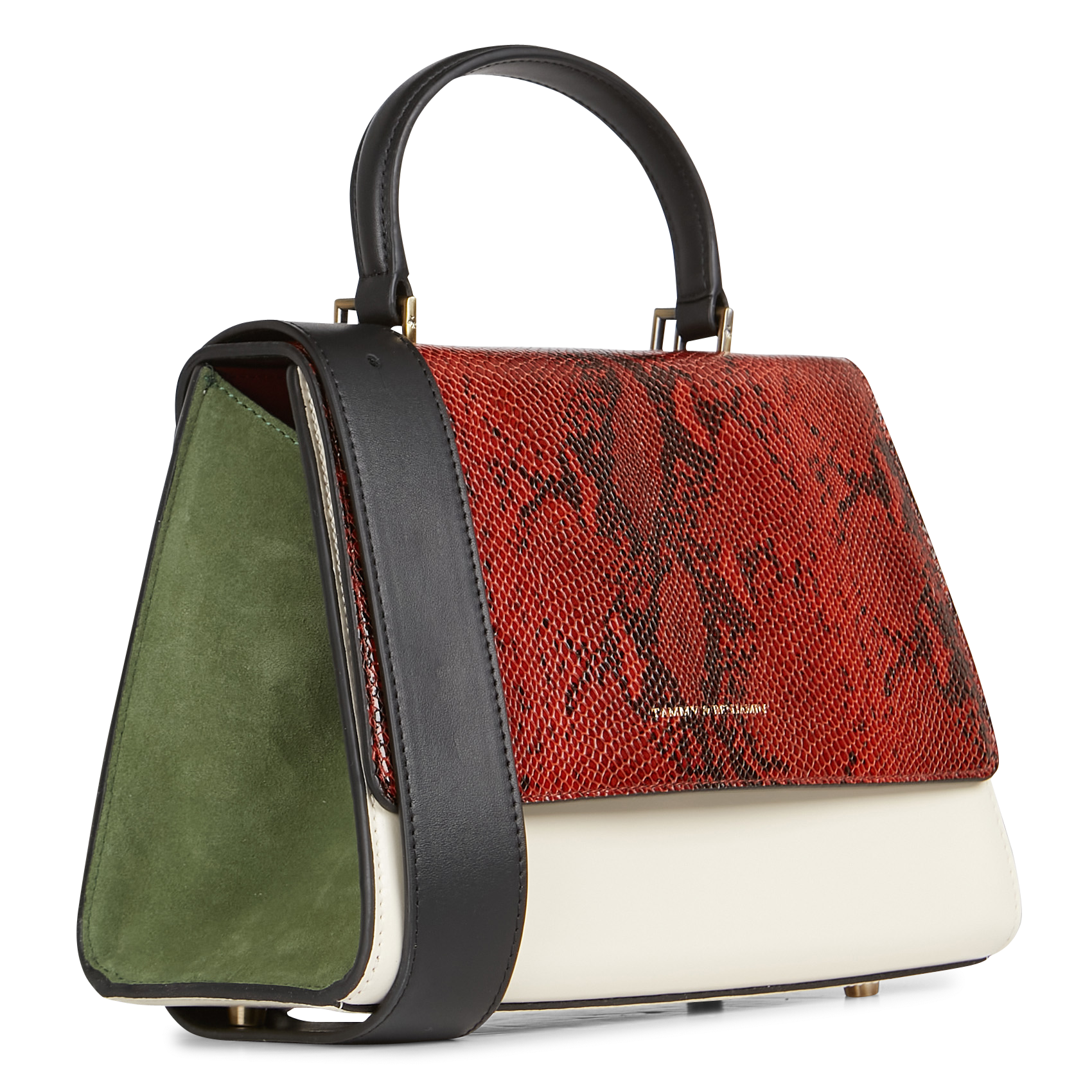 ALEXIA MINI - Sac à main en cuir | Marron