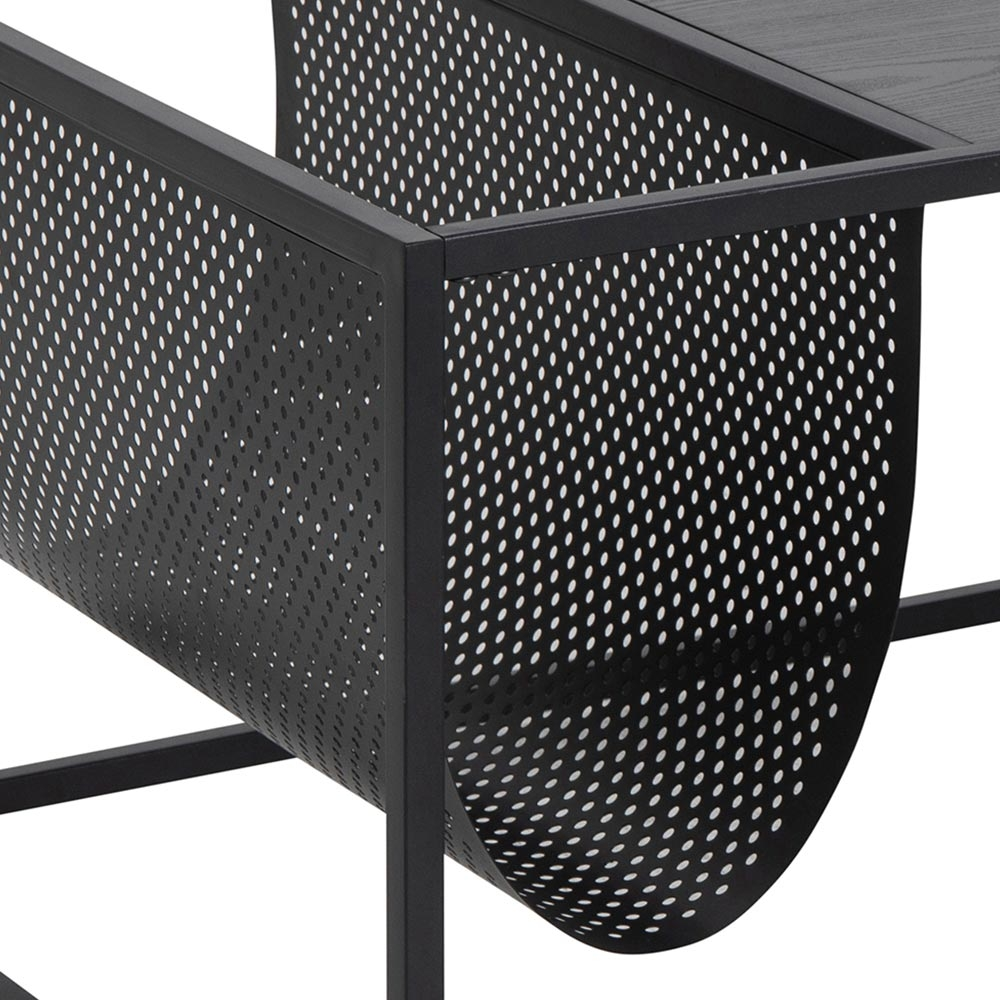 Salontafel Vic - met krantenrek Zwart
