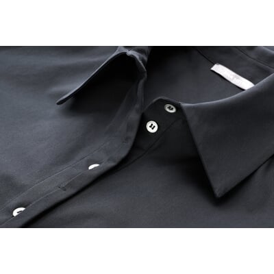 Damen-Blusenkleid, Schwarz