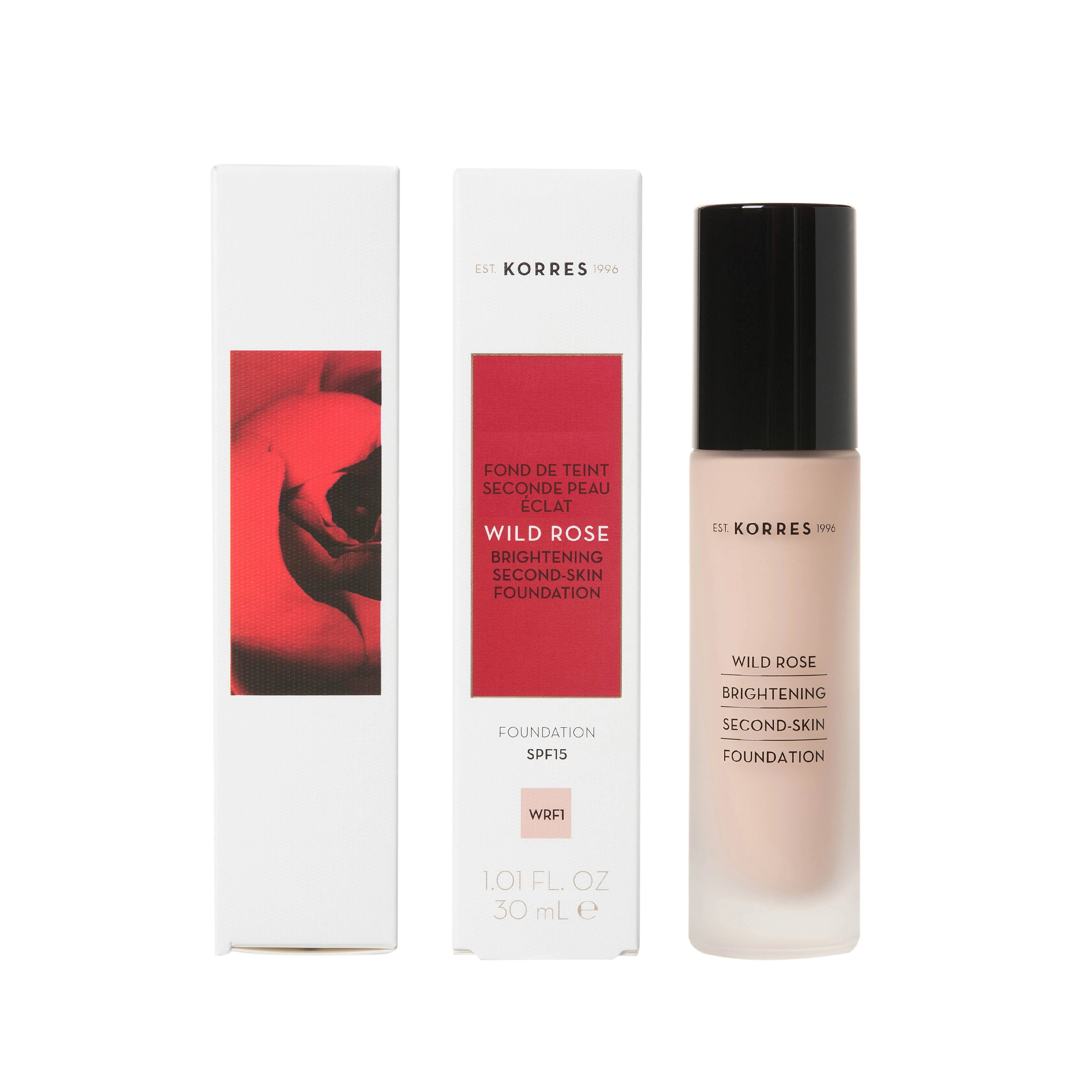 Fond de teint éclat seconde peau - Rose Sauvage |- WRF1