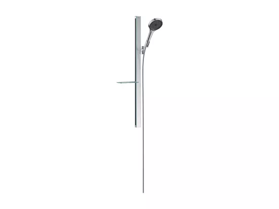 Ensemble de douche 130 3jet avec barre de douche 90 cm avec porte-savon chromé Hansgrohe Rainfinity