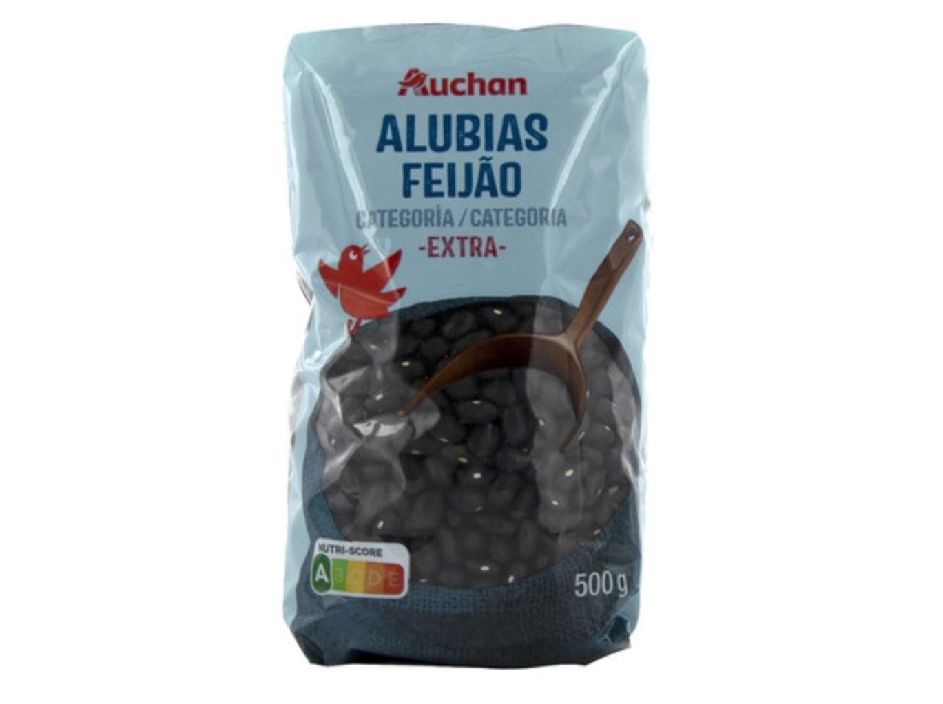 FEIJÃO AUCHAN PRETO SECO 500G