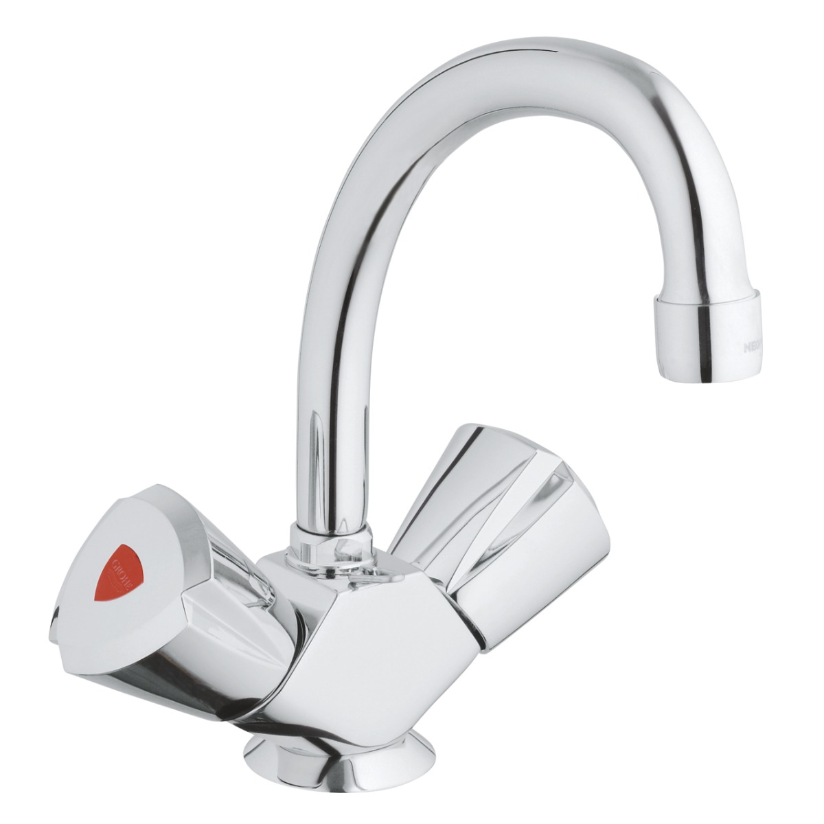 Grohe Costa Trend wastafelkraan met ketting chroom