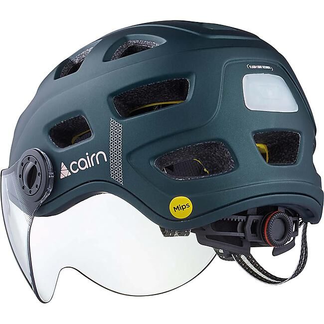 CAIRN - CASQUE QUARTZ VISOR LED USB MIP