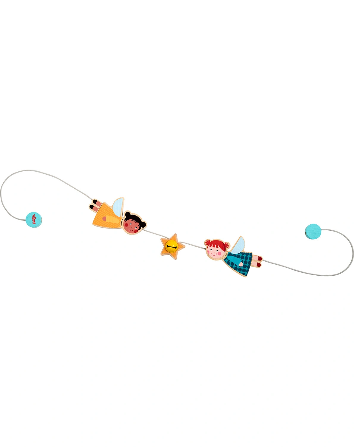 Kinderwagenkette SCHUTZENGEL in bunt