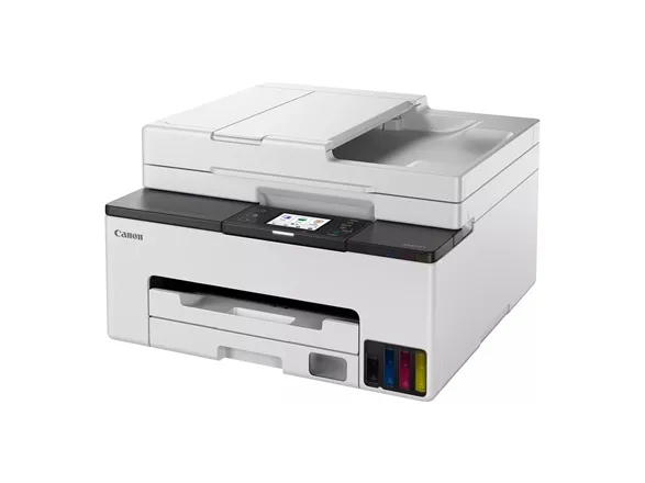 Canon MAXIFY GX2050 - Multifunktionsprinter - farve - blækprinter - kan genopfyldes - Legal (216 x 356 mm)/A4 (210 x 297 mm) (original) - A4/Legal (medie) - op til 15 ipm (udskriver) - 250 ark - 33.6 Kbps - USB 2.0, Wi-Fi(ac), LAN