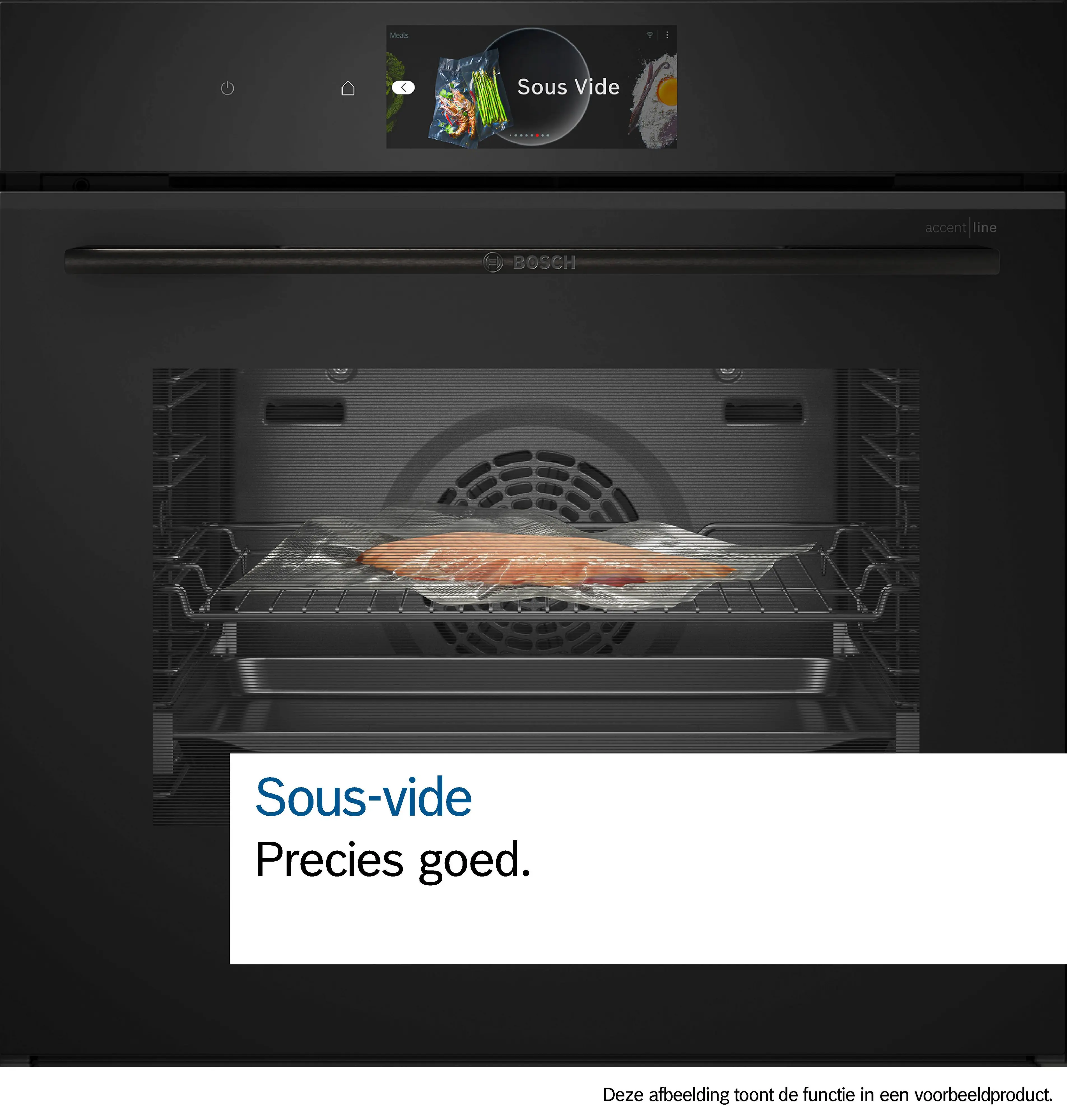 Serie 8 Compacte bakoven met volwaardige stoom 60 x 45 cm Zwart