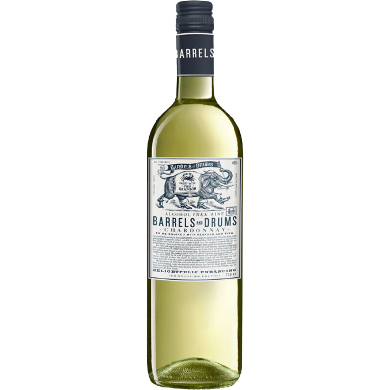 Barrels and drums Chardonnay Alcoholvrij