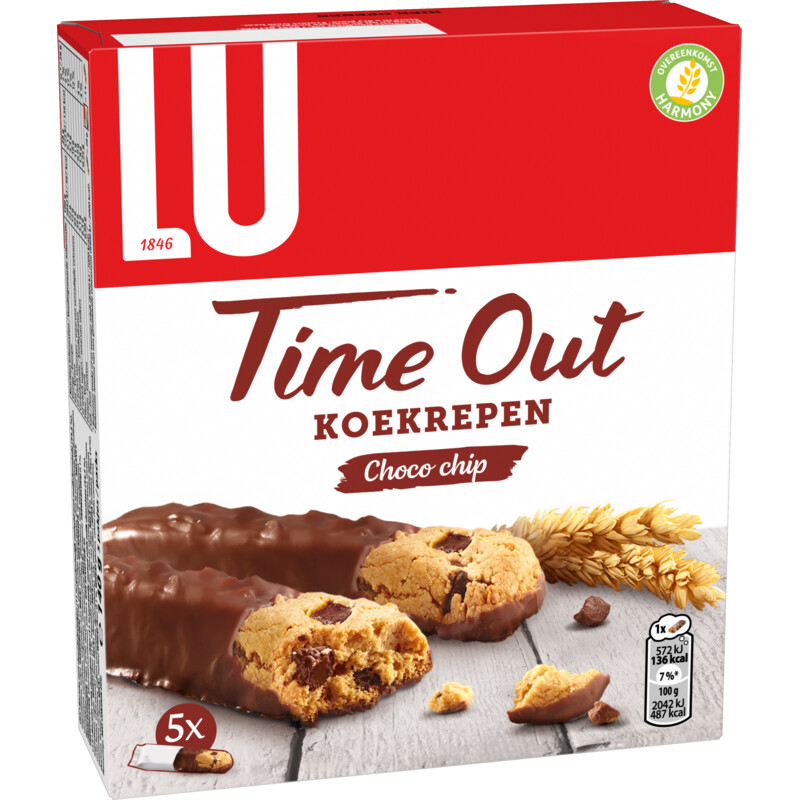 LU Time out koekrepen choco chip