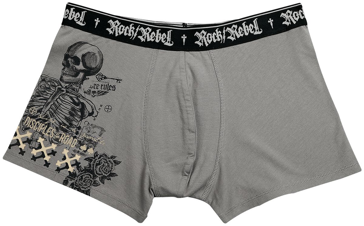 Lot De 3 Paires de Boxers Imprimés | Rock Rebel by EMP Lot de Boxers