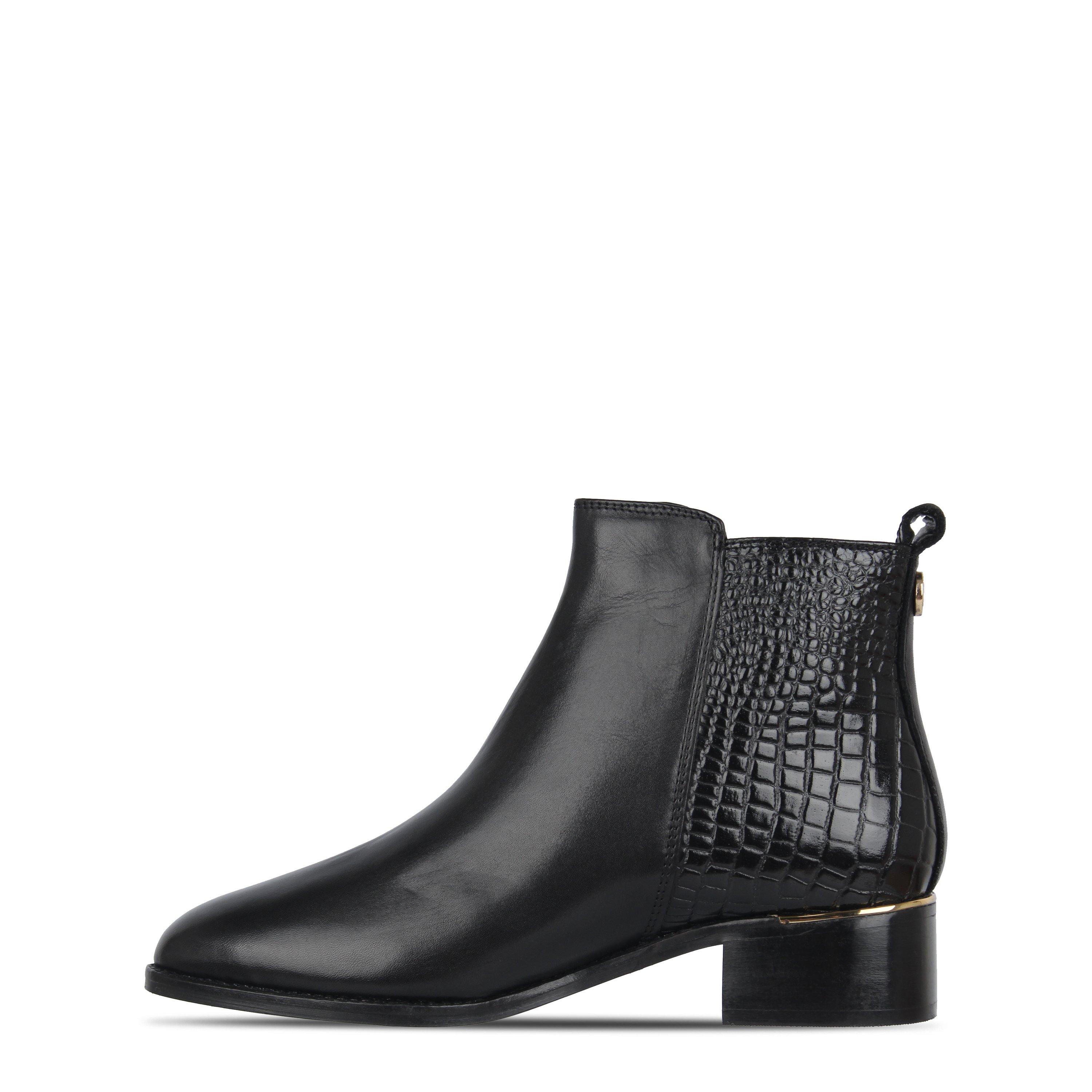 Biba Zip Flat Ankle Boots