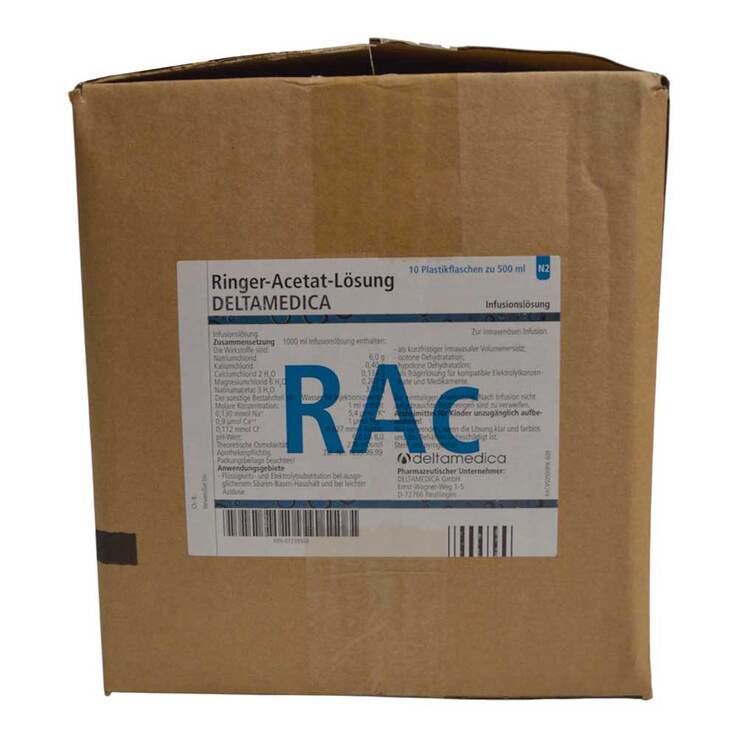 Ringer Acetat Lösung, 10X500 ml
