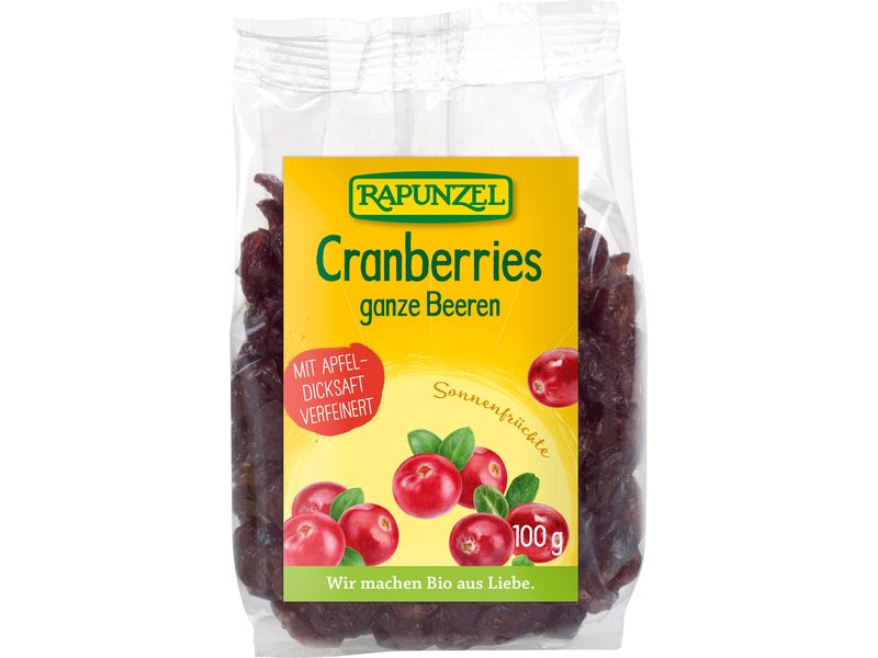 Rapunzel Bio  Cranberries getrocknet 100 g Bio Cranberries getrocknet