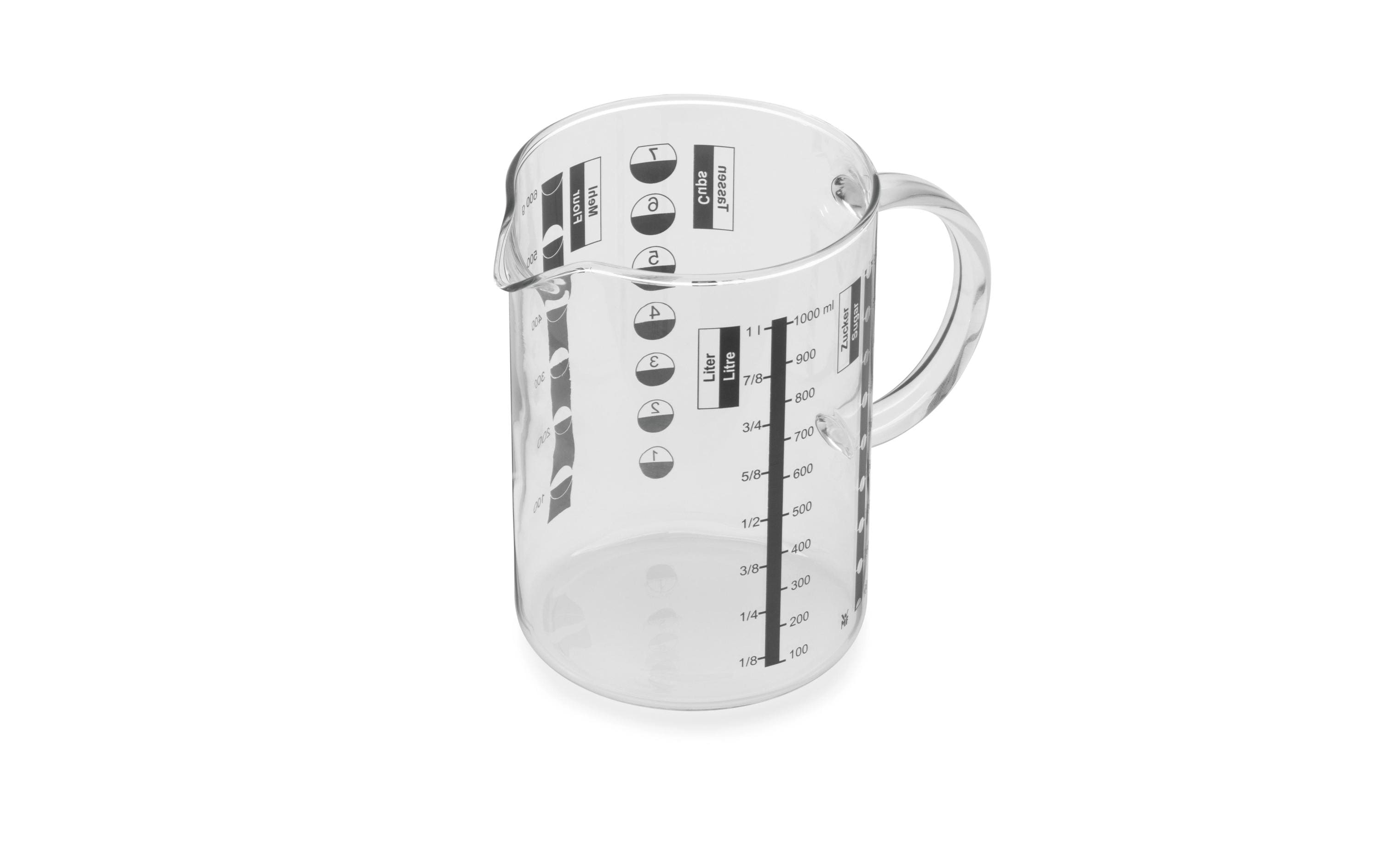 Messbecher Gourmet 10 dl, TransparentMessbehälter aus Glas