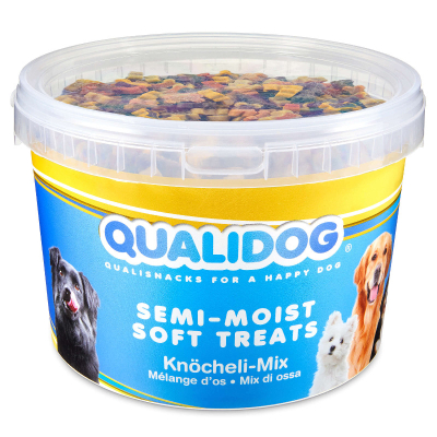 QUALIDOG Hundeleckerli Semi-Moist Knöcheli Mix 1.8kg