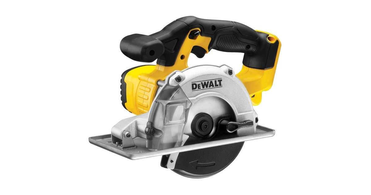 DEWALT18V XR Metaalcirkelzaag in TSTAK koffer DCS373NT handcirkelzaag  (Geel, Incl. T-STAK Box, accu en oplader niet inbegrepen)