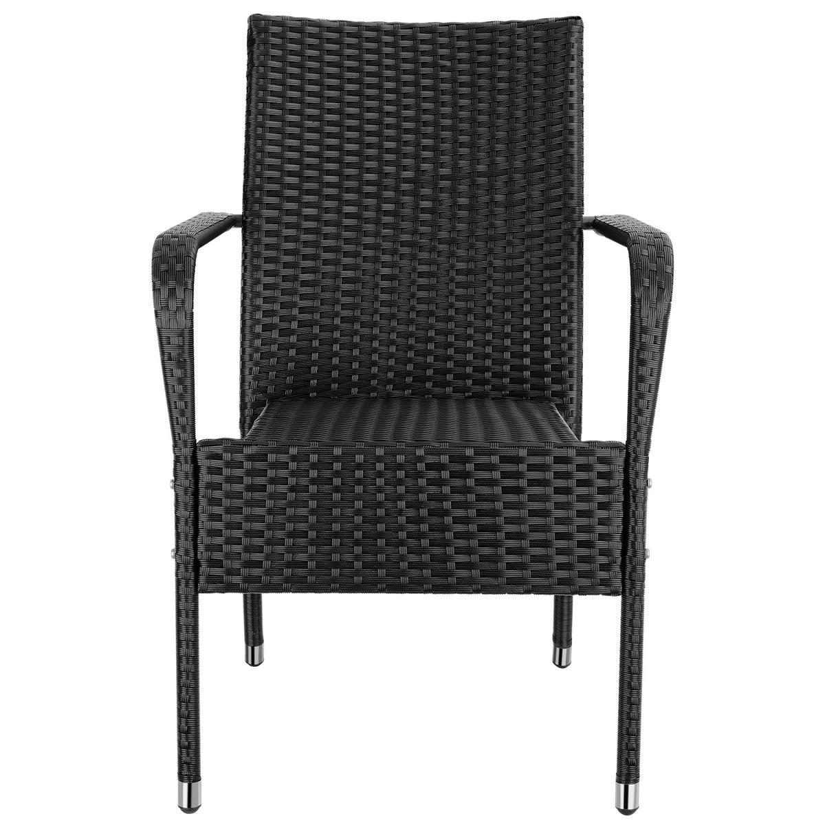 Rotan stoel tectake Girona, duurzaam, 58 x 67 x 90 cm, draagvermogen 120 kg