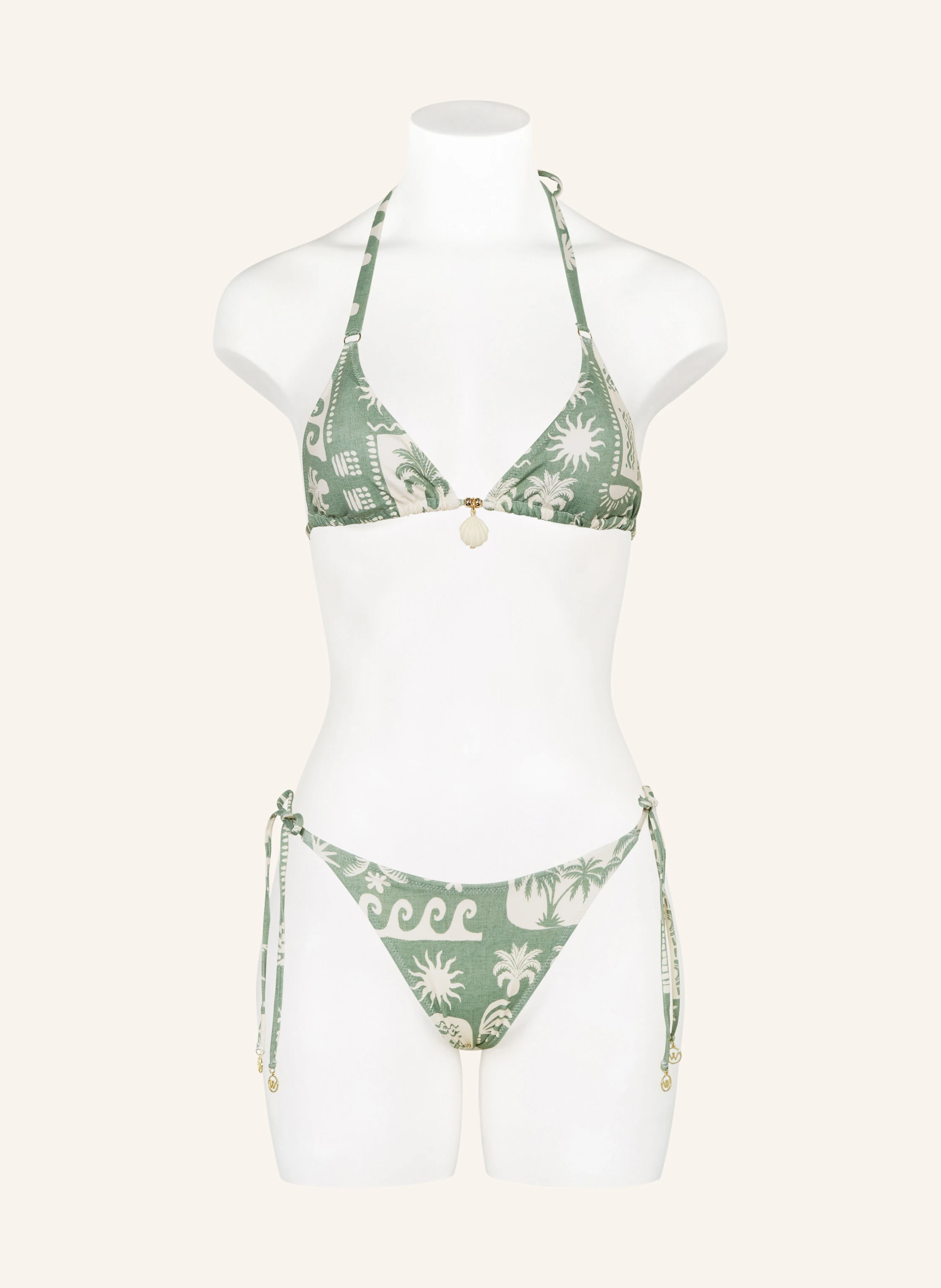 watercult Triangel-Bikini-Hose RUSTIC MED
