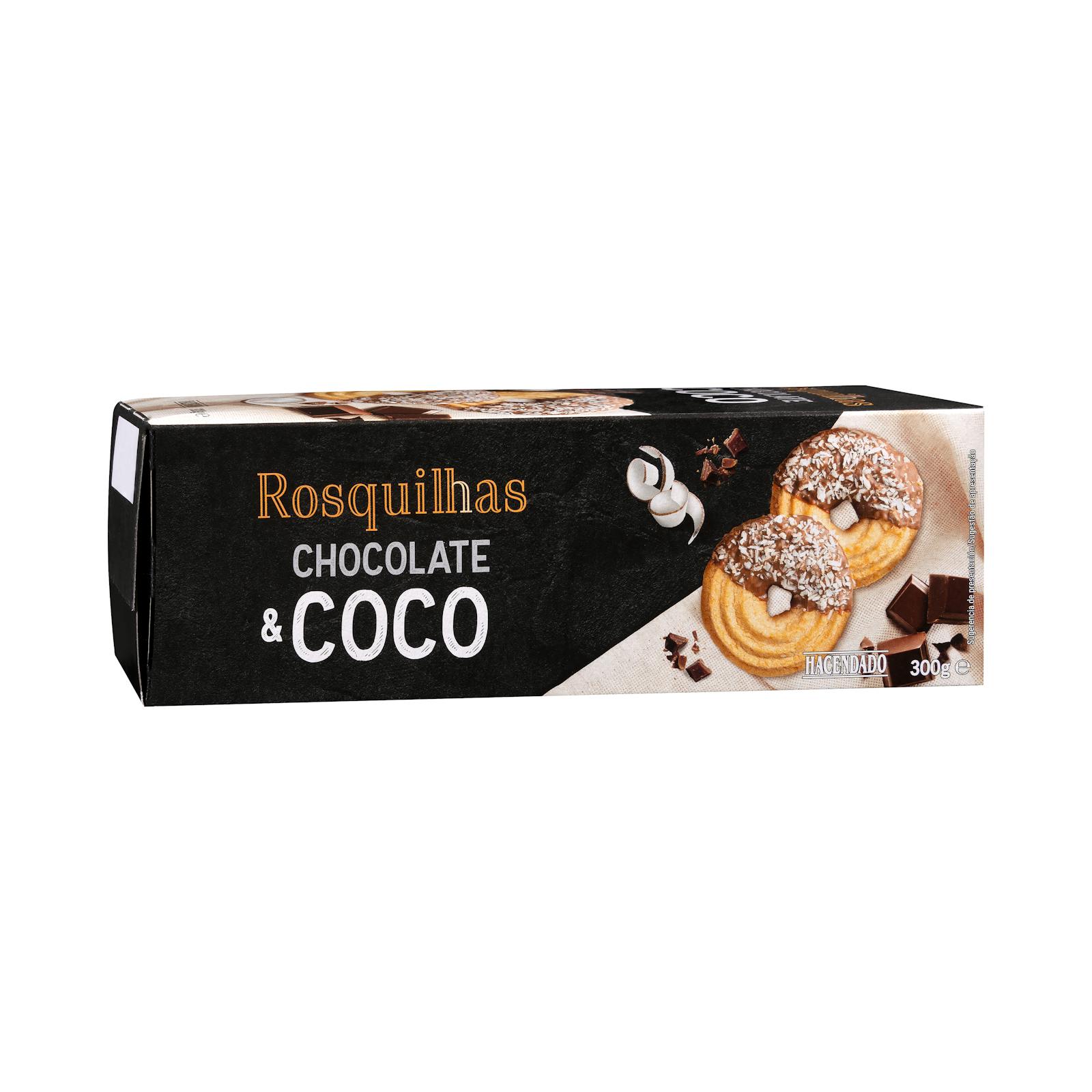Beignets au chocolat au lait et noix de coco Hacendado