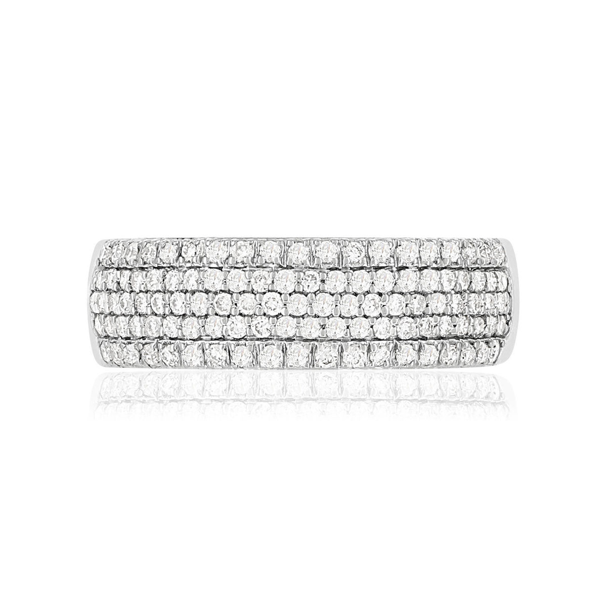 Bague MATY Or 750 blanc diamants