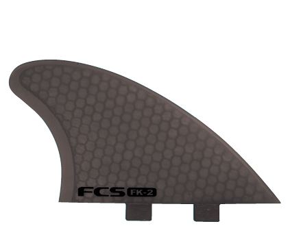 FCS FK-2 PC Fish Keel - Twin - Smoke