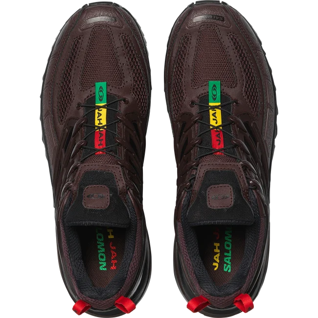 ACS PRO JAH JAH  Sportliche Schuhe Unisex Black/ChocolatePlum/HighRiskRed