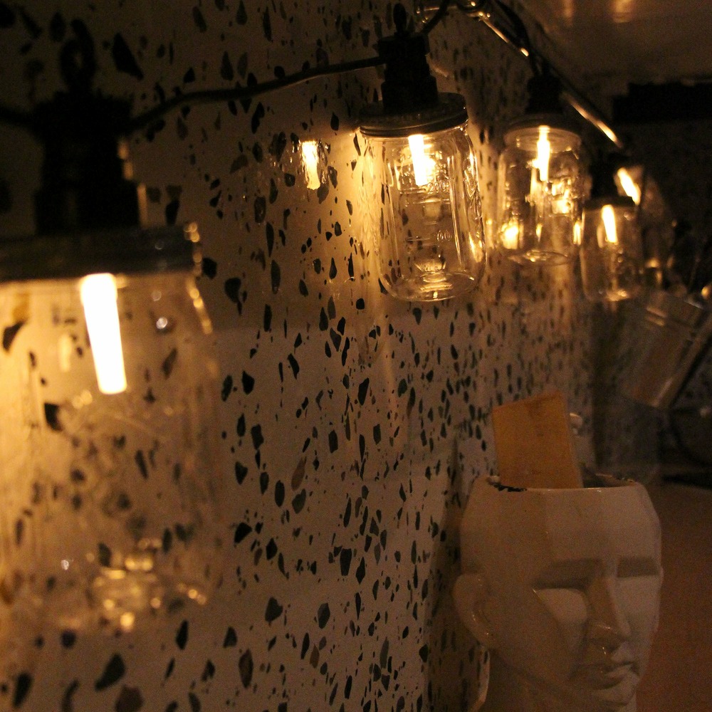 Guirlande vintage la parfaite - 8 led effet filament blanc chaud - intérieur/ extérieur - chromex