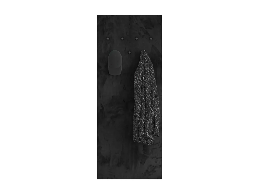 Porte-manteau mural 7 patères Nilo Bois