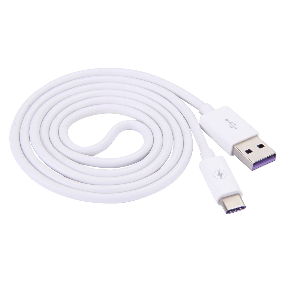 Ladekabel für Smartphones USB Typ C 1 m weiss