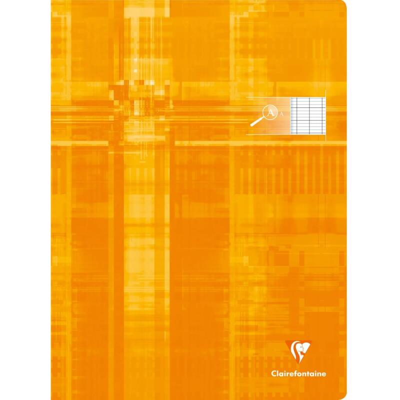 Cahier piqué spécial déficients visuels 24x32 cm 96 pages grands carreaux 2,5mm agrandis 10x10 - Assortis