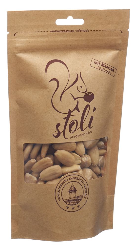 STOLI Mandeln<br>225 g, Beutel, mit Meersalz