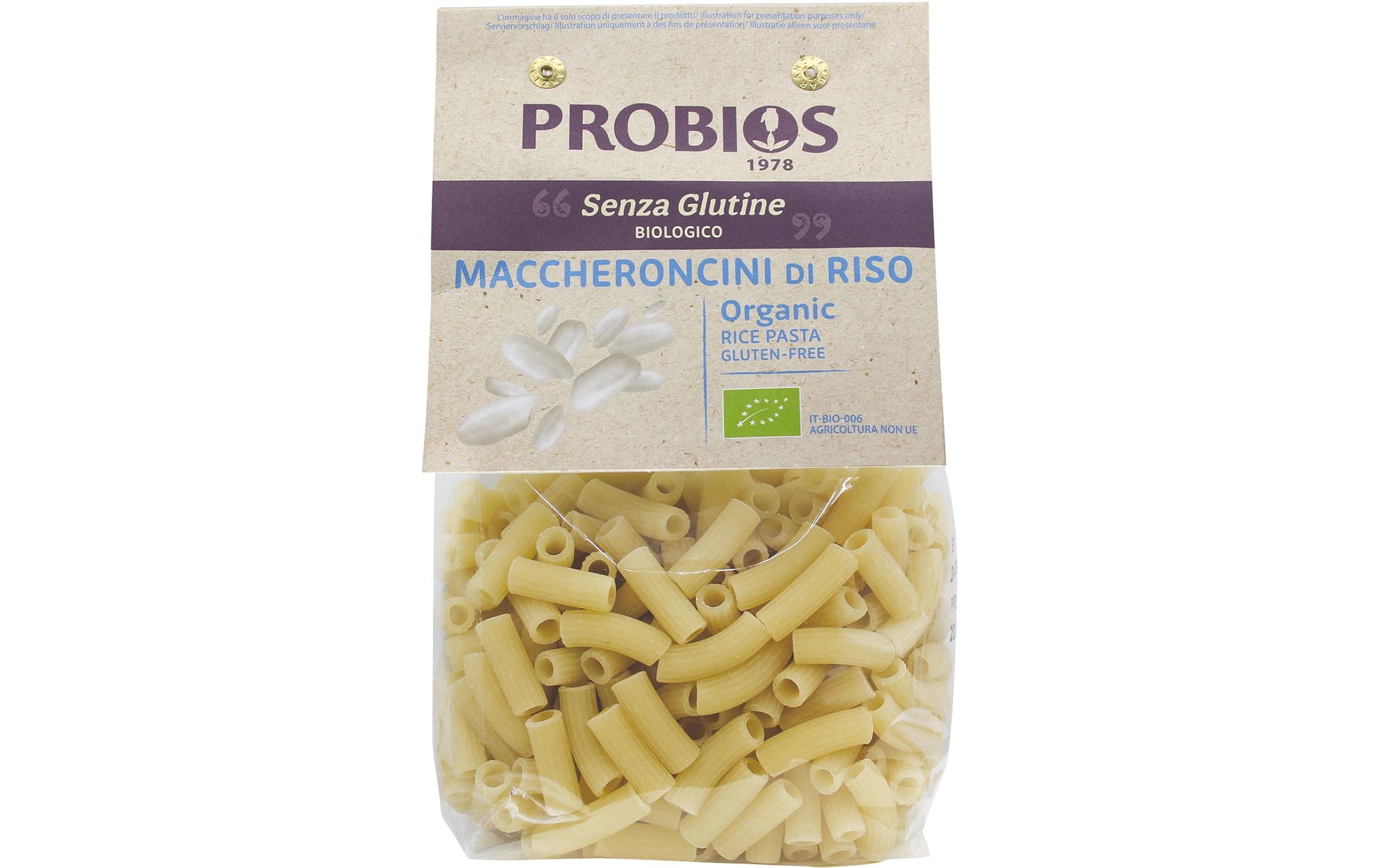 Teigwaren Bio Reis Maccheroncini 400 gReisnudeln Maccheroncini