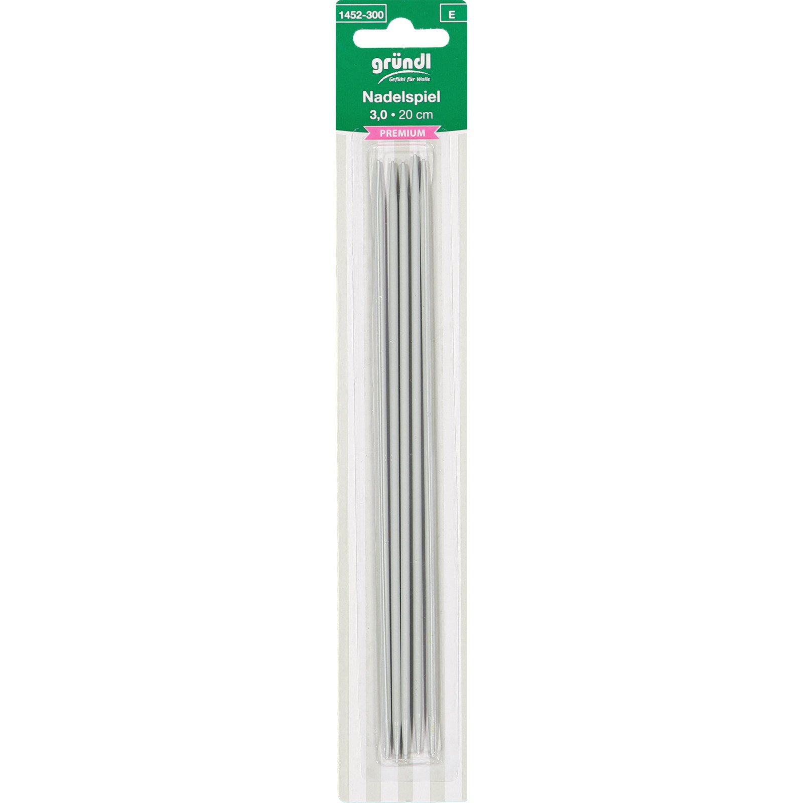 Gründl Nadelspiel 4er-Pack 20 cm 3 mm