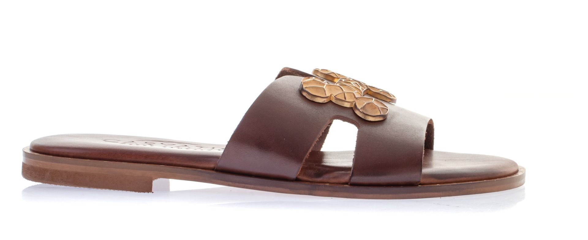 Caryatis Leather Sandals