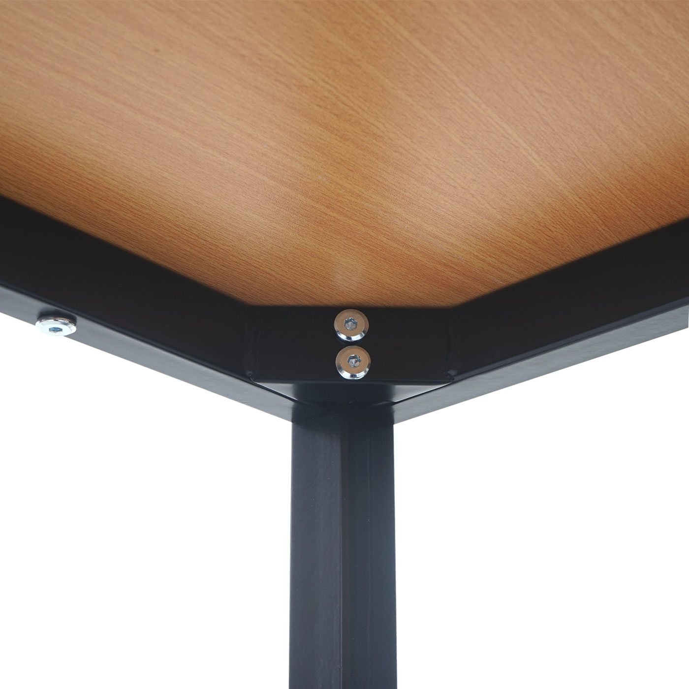 Schreibtisch Petrila, Konferenztisch Bürotisch Seminartisch, 120x80cm MDF ~ Buche-Optik