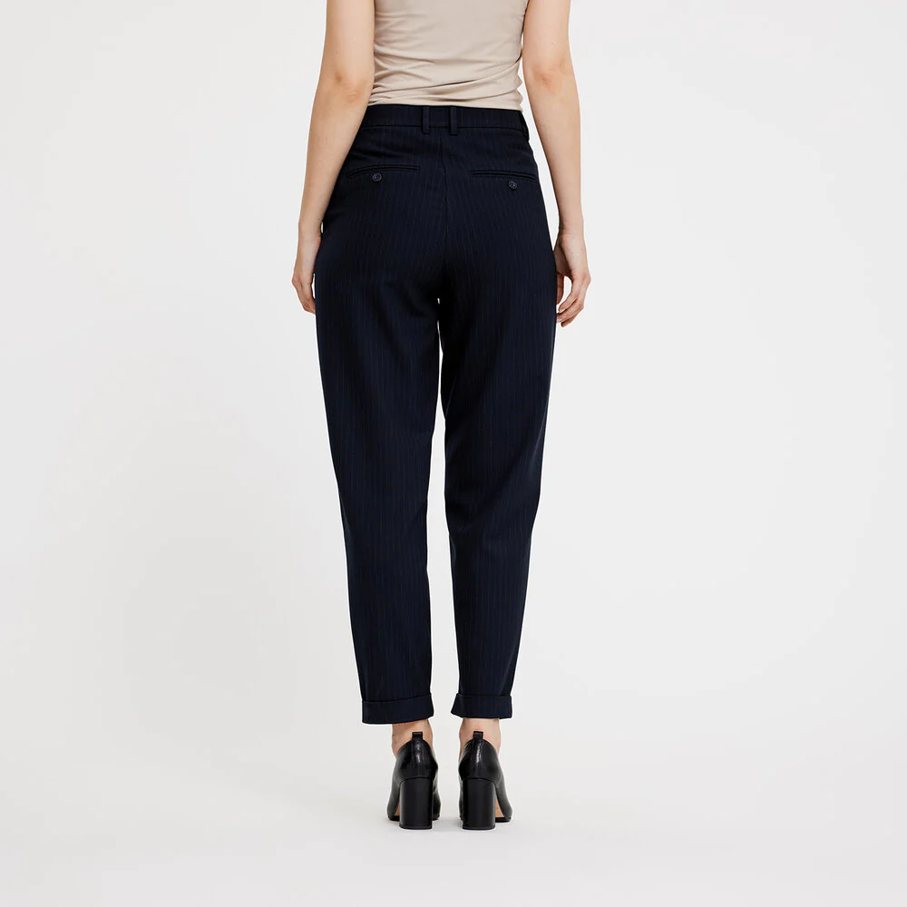 Five Units  Emma habitbukser - Navy Pinstripe