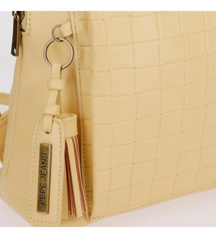 Bolsa de ombro amarela Pepe Jeans Naiara - 23x15x5,5cm -