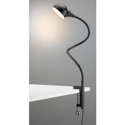 Klemmleuchte flexibel, schwarz