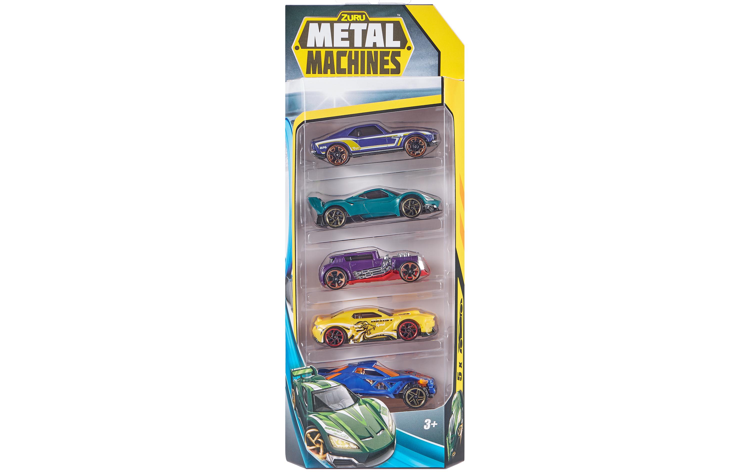 Metal Machines Car 5er-PackSet mit 5 Autos aus Metall