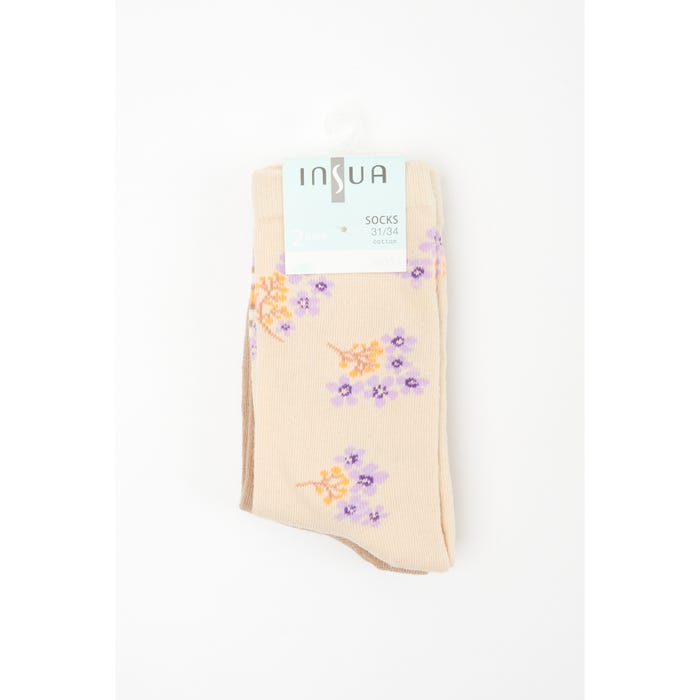 inSua-Kids 2-pack bloem sokken - inSua