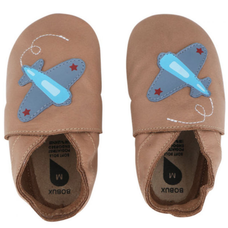 Bobux Bobux chaussons marron avion