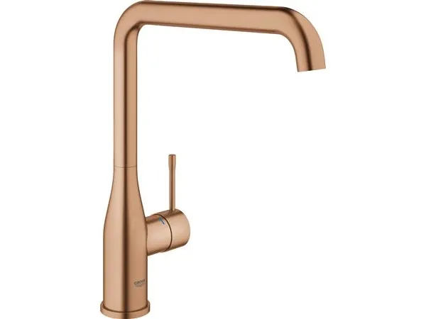 Grohe Essence etgr køk L-tud - etgr køk Børstet warm sunset Graphite højt udløb 30269DL0