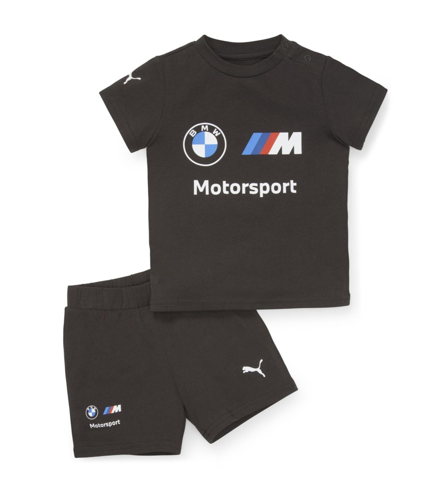 Conjunto infantil Puma BMW M Motorsport ESS preto