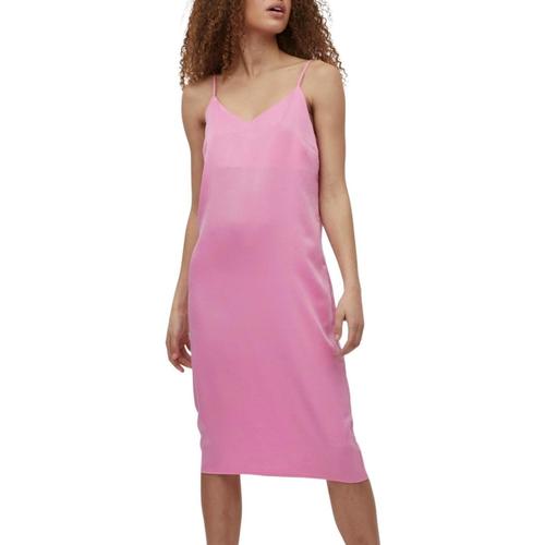 Vila - Vestido Viamazed Strap Rosa