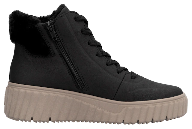 Rieker Winterboots  , Keilstiefelette, Schnürboots mit Innenreissverschluss