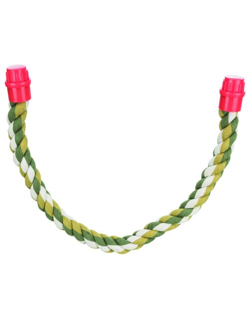 Trixie Touw-Zitstok - Vogelverblijven-Toebehoren - 75 cm Groen Natural Ø 30mm