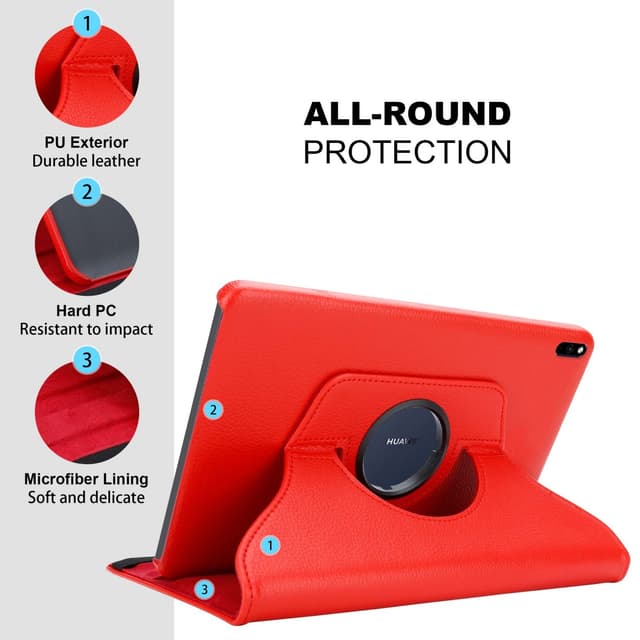 Etui Huawei MatePad PRO (10.8 tomme) Case Cover (Rød)