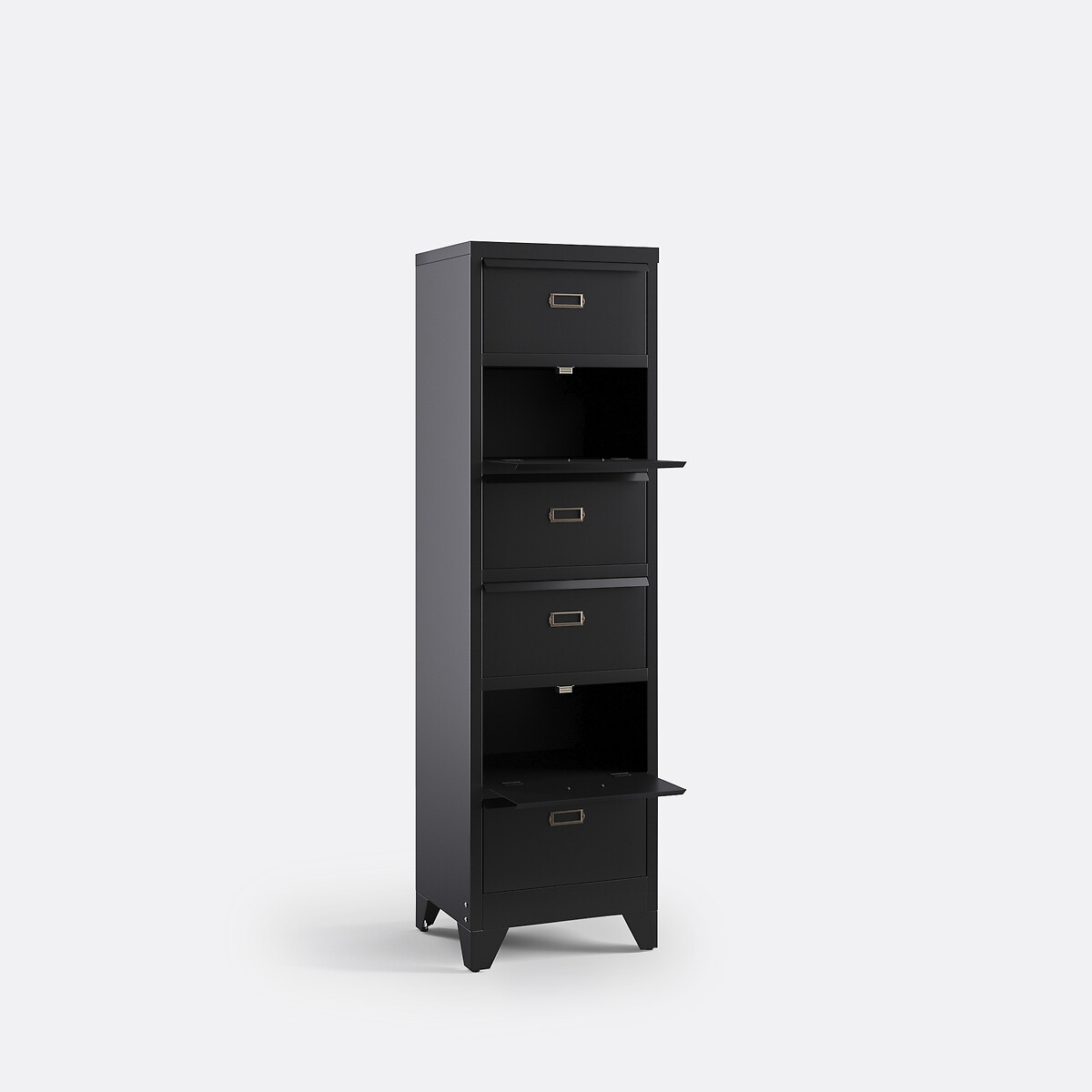LA REDOUTE INTERIEURS<br>Cômoda metálica com portas de dobradiça, Hiba