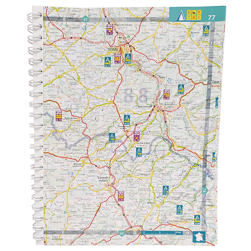 Atlas routier et touristique Michelin France CAMPING-CAR et VAN